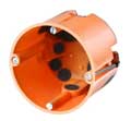 Recessed boxes for hollow walls Windproof boxes with flexible entry membranes